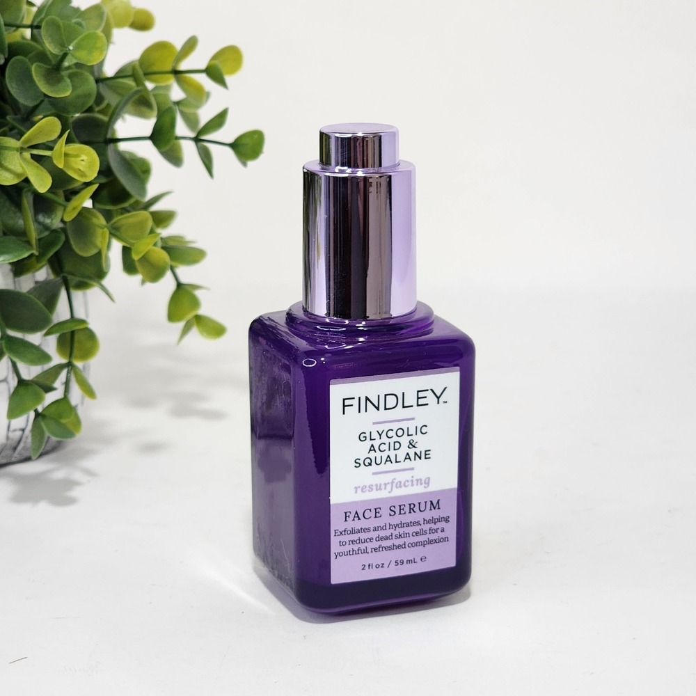 FINDLEY Glycolic Acid & Squalane Resurfacing Face Serum 2 fl oz / 59 mL Youthful